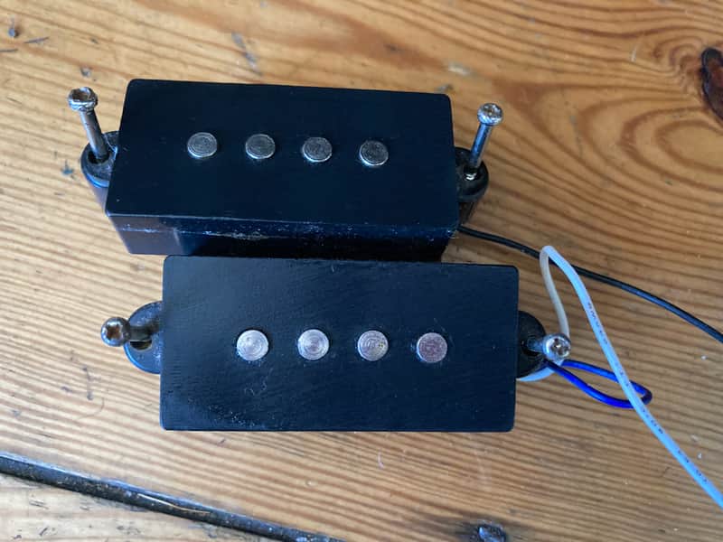 1990s Vintage (Brand) V4 Precision P Bass Guitar Pickups Korea 10.7 K image 1