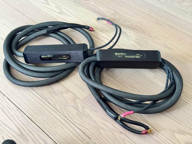 MusicLink MusicWave SUPER 2822 12’ ft Speaker Cable Spade to Spade $1,499 MSRP ! image 1