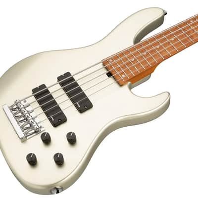 Sadowsky MetroExpress 5-String 24-Fret Modern Bass Roasted Maple Fingerboard 5-String High Polish, Solid Champagne Metallic High Polish image 7