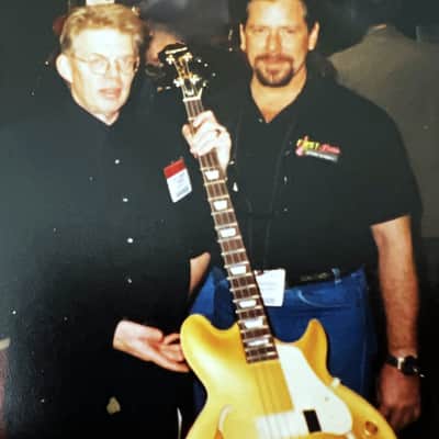 1998 Epiphone Jack Casady Signature Bass Rare Sunburst image 21