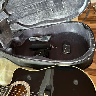 Esteban American Legacy Acoustic/Electric Original case, Candy and Autographed COA 2000’s - Midnight Steel image 11