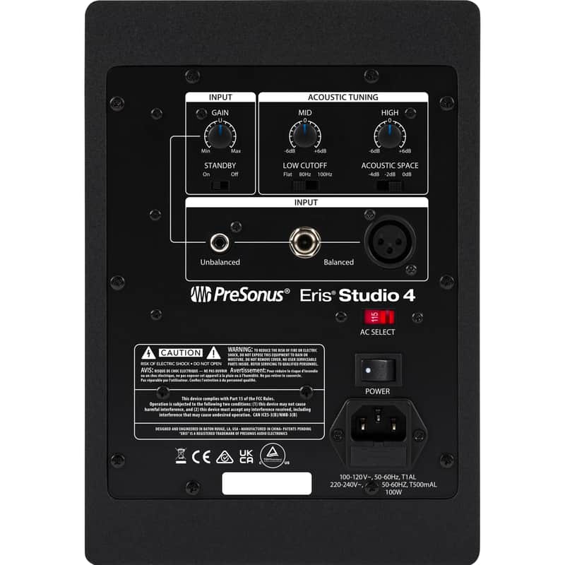 Presonus Eris Studio 4 Active Studio Monitors - Pair image 2