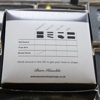 Bare Knuckle Bootcamp True Grit 6 Humbuckers - Gold Cover / 50mm Set image 4