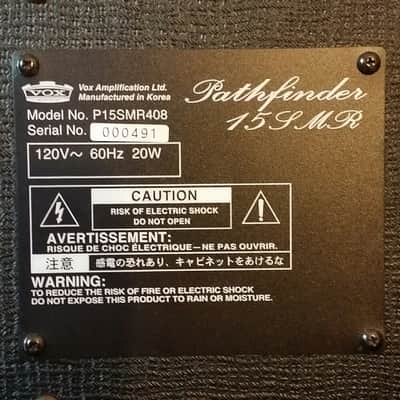 Vox Pathfinder 15R SMR408 4x8 #491 of 750 made SUPER RARE Head Cab image 4