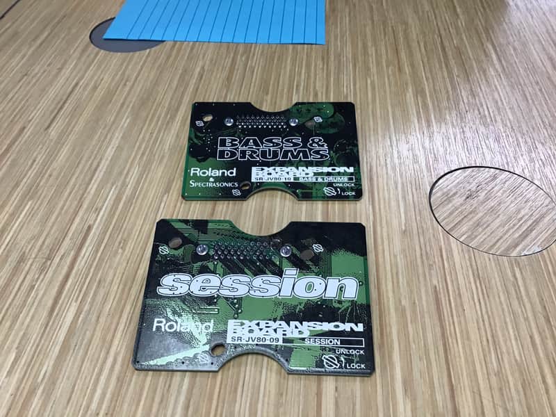 Roland SR-JV80-09 Session Expansion Board and Bass and Drums Expansion Board image 1