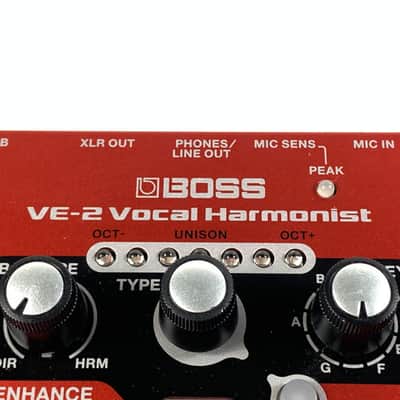 Boss VE-2 Vocal Harmonist Multi-Effect Unit 2014 - Present - Red TGHM image 9