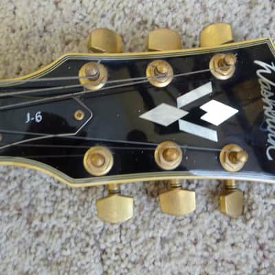 Beautiful Washburn J6 1980's Vintage Sunburst - Hollowbody with HSC image 6
