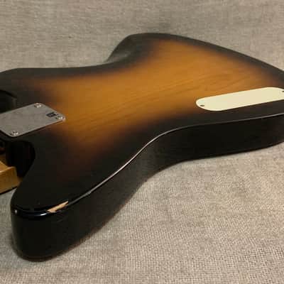 2012 Fender Pawn Shop Reverse Jaguar 32” Scale Bass Sunburst Upgraded Active Electronics & Coil Tap + TKL Case image 21