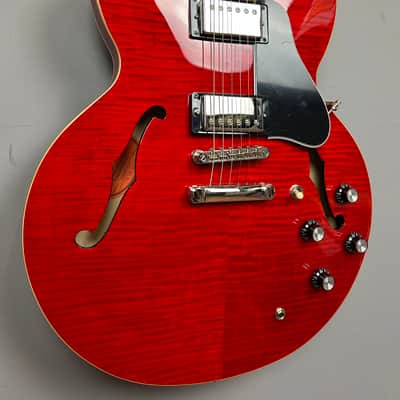 Epiphone ES-335 Figured Flame Maple 2025 - Cherry image 3