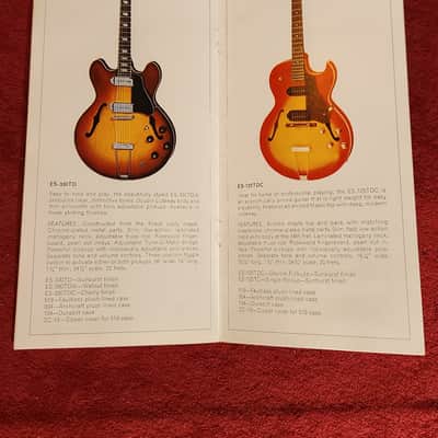 Gibson Thin-Electric Acoustic Catalog 1970 image 5
