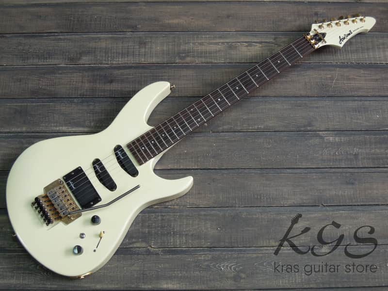 Aria Pro II VA-550 Vanguard Superstrat 1989 Pearl White | Reverb