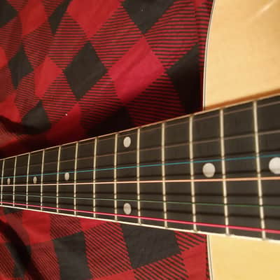 Kona K394D Acoustic Guitar New Colorful Strings image 6