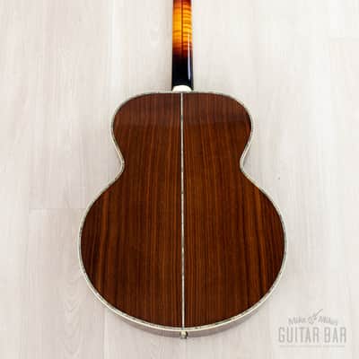 1995 Gibson J-200 Deluxe Limited Run Jumbo Sunburst, Rosewood Back + Sides, Near-Mint w/ Case image 3