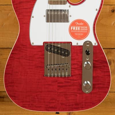 Squier Affinity Series Telecaster FMT SH - Laurel - Crimson Red Transparent image 1