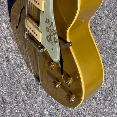 Gibson ES-295 1954 - Gold Finish & Gold Part image 7