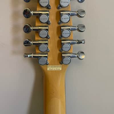 Danelectro 12 string 1997 - Blue sparkle image 3