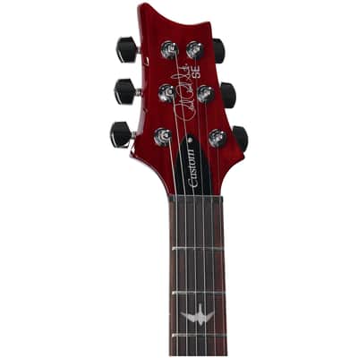 PRS Paul Reed Smith SE Custom 24 Electric Guitar (with Gig Bag), Exclusive Black Cherry image 7