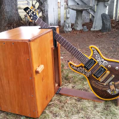 Custom Carved Fernandes Dragonfly guitar image 2