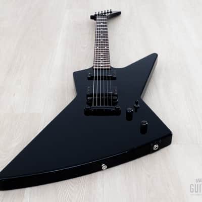 1998 ESP Custom EXP Explorer Black w/ EMG 81 w/ Case image 10