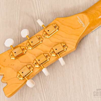 2000s Mosrite Ventures Model Super Custom '65 Pearl White w/ Gold Hardware, Vibramute & Case, Japan Kurokumo image 5