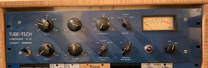 Tube-Tech CL 1A Mono Opto Compressor 1980s - Blue image 1
