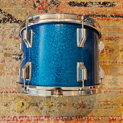 Rogers 20-16-13" Holiday Drum Kit in Blue Sparkle image 21