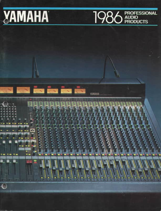 Yamaha- Professional Audio Products Catalog & Price list, 1986 image 1