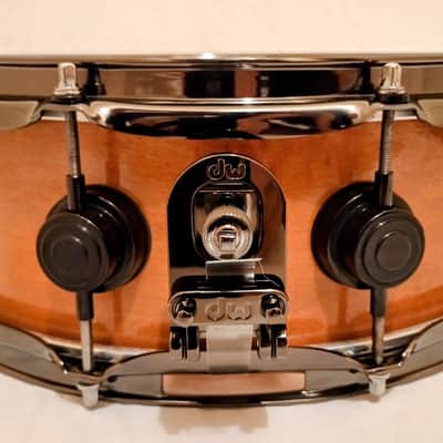 DW (c video) CUSTOM CINNAMON RAISIN LACQUER SNARE DRUM FREE SHIP TO C-USA! image 9
