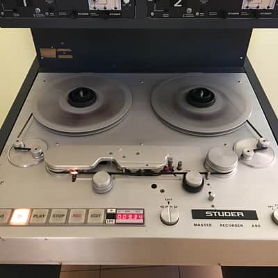 Studer MASTER RECORDER A80-VU II only 647 hours!!! mid 80's image 20