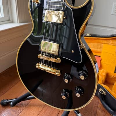 2026 Gibson Custom Shop Les Paul Custom ‘68 Reissue - Ebony Black image 2