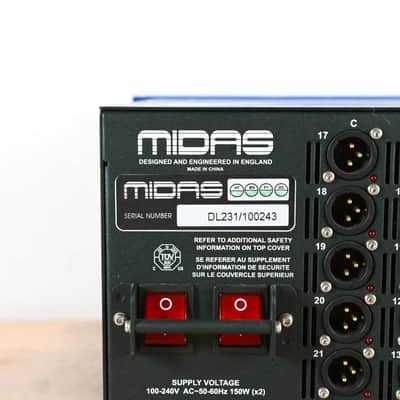 Midas DL231 24x24 Active Microphone Splitter CG014WW image 6