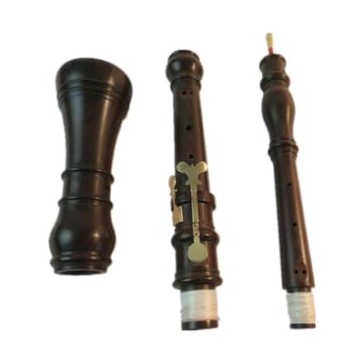 Professional German Baroque style Oboe A-415HZ, Hard rosewood oboe image 2