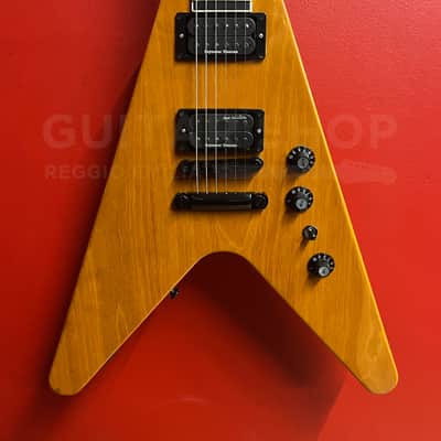 Gibson Flying V EXP Dave Mustaine Antique Natural 2022 Ex Demo image 3
