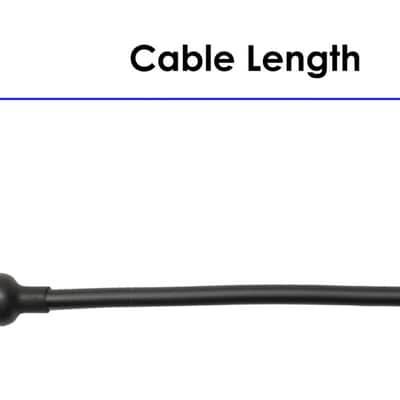 12" Castline Silver Mogami 2319 Guitar Pedal Board Effects Switcher Patch Cable 1/4 TS Low Profile and Short Barrel Connectors image 2