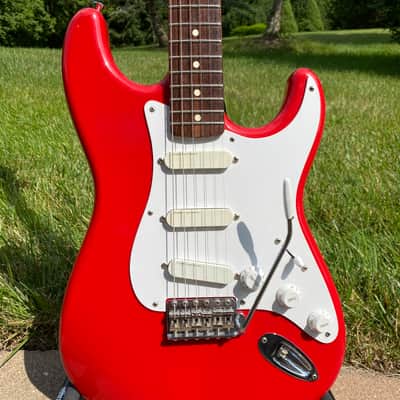 Fender Fender Stratocaster with Orig early 90's Eric Clapton Model Electronic 2000 - Red image 6