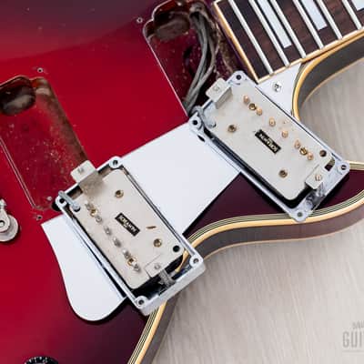 1984 Greco Mint Collection John Sykes Metallic Red Burst, 100% Original w/ Screamin PAFs, Japan Fujigen image 17