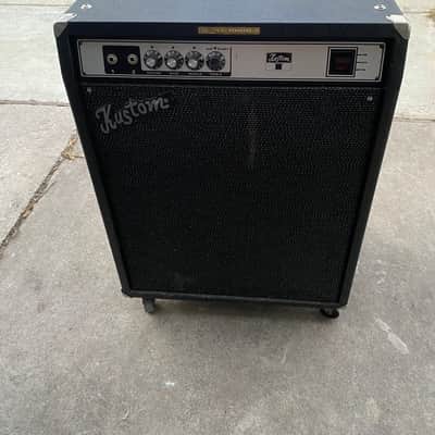 Kustom 1B 1-B - Black Made in USA Bass Combo Amp Amplifier Vintage image 2