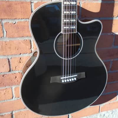Godin Connaisseur MJ RW Black w/hard case , sf image 3
