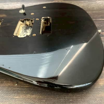 80s FERNANDES FST-115 HH Stratocaster Type Alder Body Black Made in Japan image 5