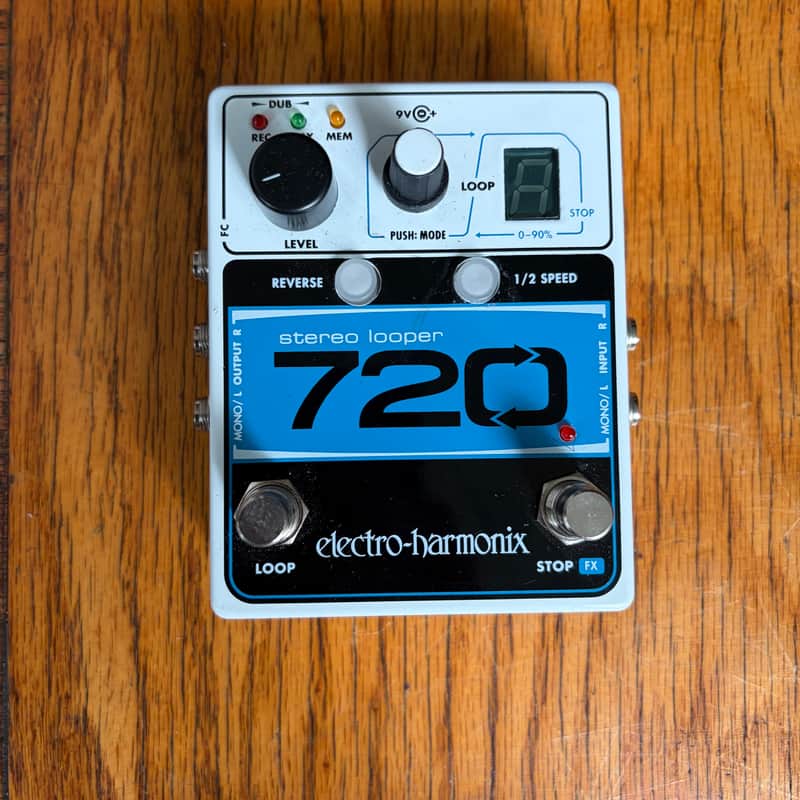 Electro-Harmonix 720 Stereo Looper 2015 - Present Black / White / Blue image 1