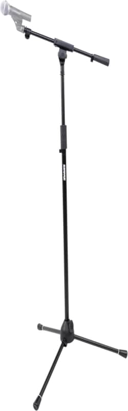 Shure by Gator SH-TRIPODSTANDTBM Tripod Boom Microphone Stand, Black image 1
