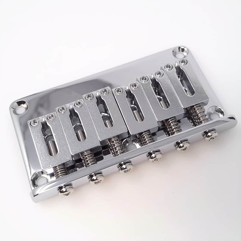 True Custom Shop® Chrome Hardtail Bridge for Modern Fender Strat or Telecaster image 1