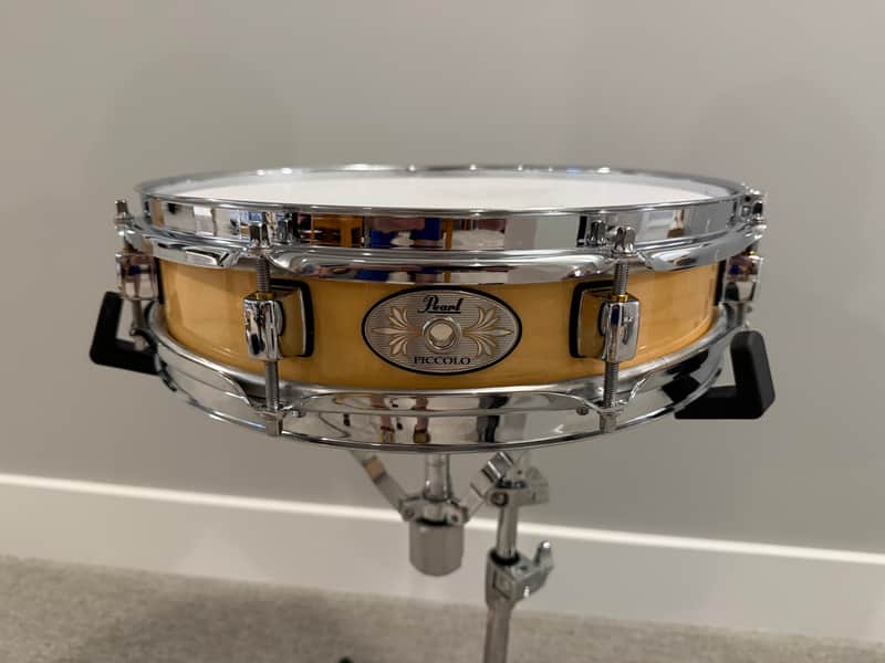 Pearl M1330 13x3" Maple Piccolo Snare Drum 2007 - Natural Maple image 1
