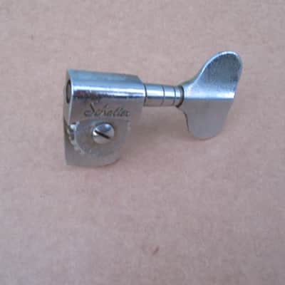 Single Vintage 1979 80s 90 Schaller Bass Guitar Tuner Peavey Fender Replacement Has Wear image 1