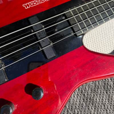Washburn Status S1000 Late 80’s - Translucent Red image 7