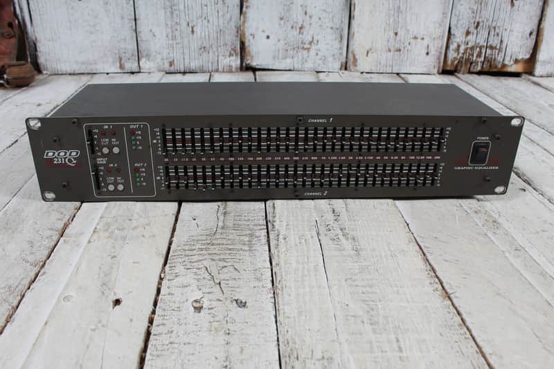 DOD SR231 QX Dual 31 Band EQ Rack Mount Graphic Equalizer image 1