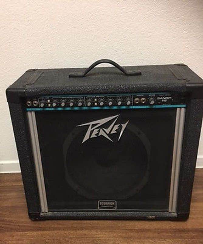 Peavey Bandit 112 Solo Teal Stripe Scorpion image 1