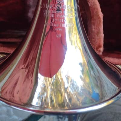 Couesnon Cornet 1923 - Silver with gold wash bell image 1
