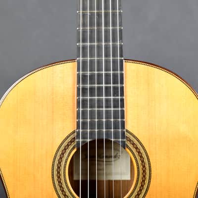 Juan Hernandez Sonata Classical Guitar Handmade in Spain 2015, Solid Cedar, Solid Mango Back image 3