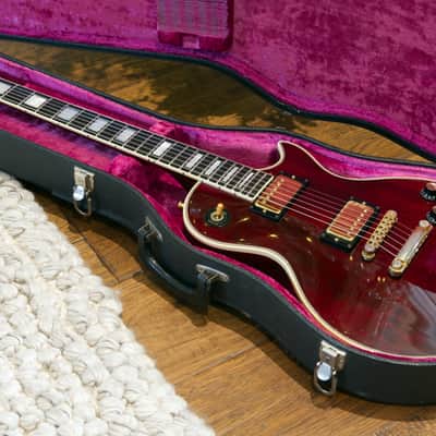Gibson Les Paul Custom 1976 - Wine red image 13